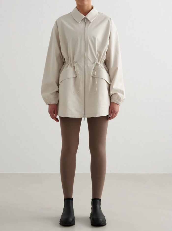 Waterproof Zip Jacket in Clay