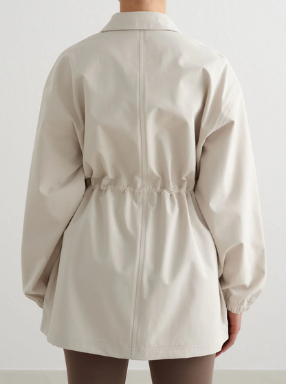 Waterproof Zip Jacket in Clay