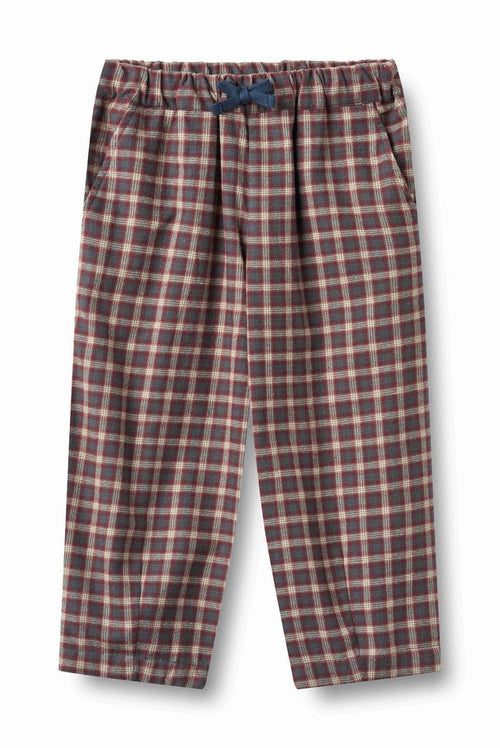 WHEAT – Dasha Dart Trousers in Holiday Check