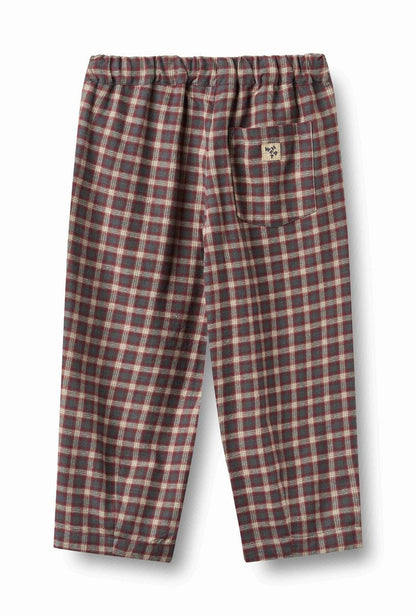 WHEAT – Dasha Dart Trousers in Holiday Check