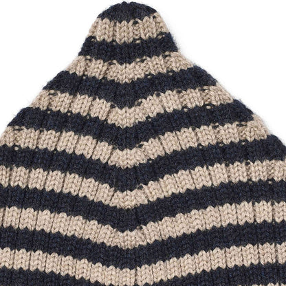 WHEAT – Topper Beanie in Navy Stripe