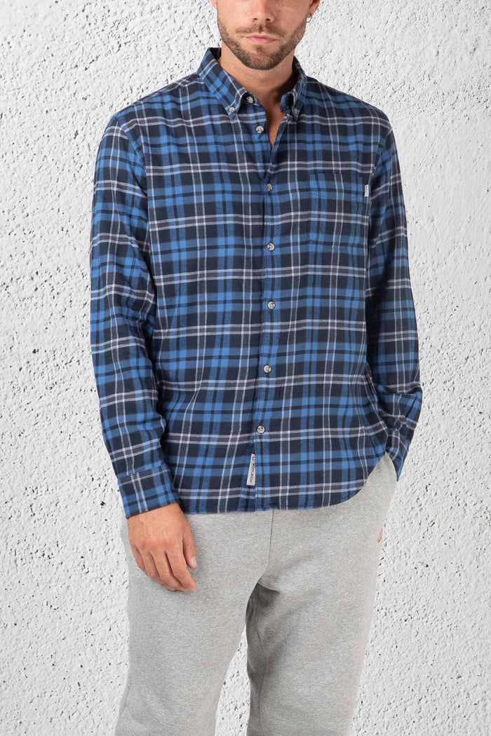 Woolrich Camicia Light Flannel Blu Uomo