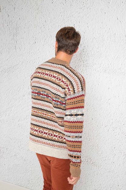 Woolrich Pull Girocollo Fair Isle Uomo