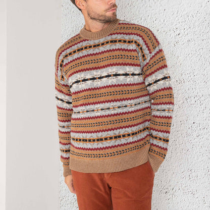 Woolrich Pull Girocollo Fair Isle Uomo