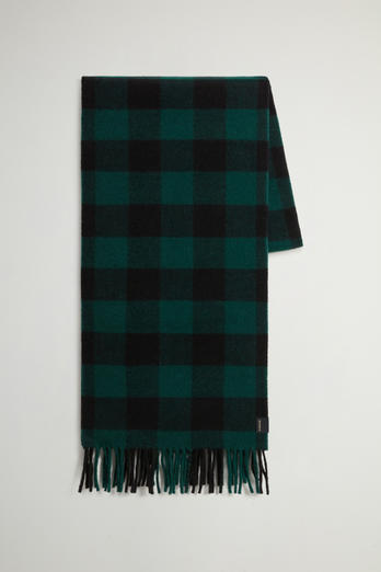 Woolrich Wool Buffalo Check Scarf Uomo