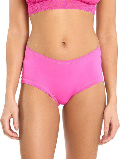 Marmalade Pink YourFit™ Boyshort Panty - Front On-Model View | Hanky Panky