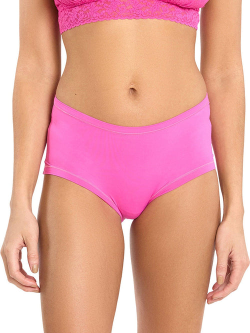 Marmalade Pink YourFit™ Boyshort Panty - Front On-Model View | Hanky Panky