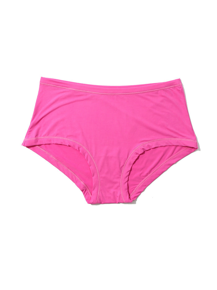 Marmalade Pink YourFit™ One-Size Boyshort Panty - Flat Lay | Hanky Panky